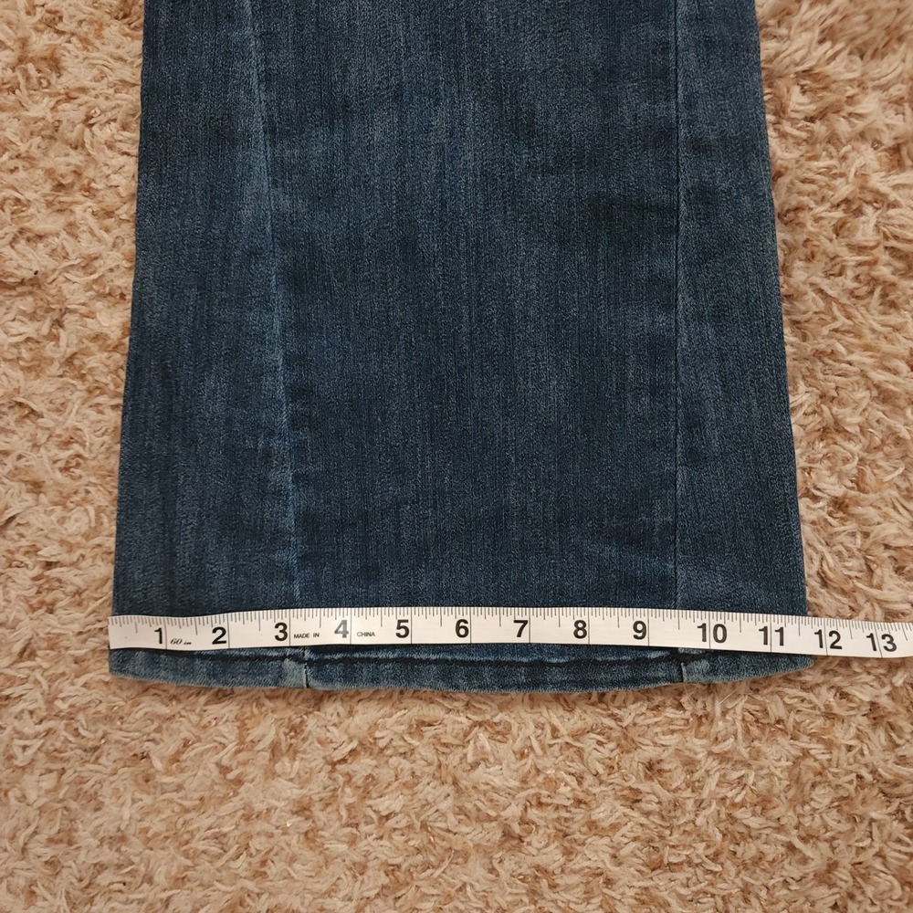 Jolt Flare Jeans Women 11 Blue Medium Wash Bell Bottom Mid Rise T153TJCT - Picture 7 of 9